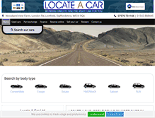 Tablet Screenshot of locateacaruk.co.uk